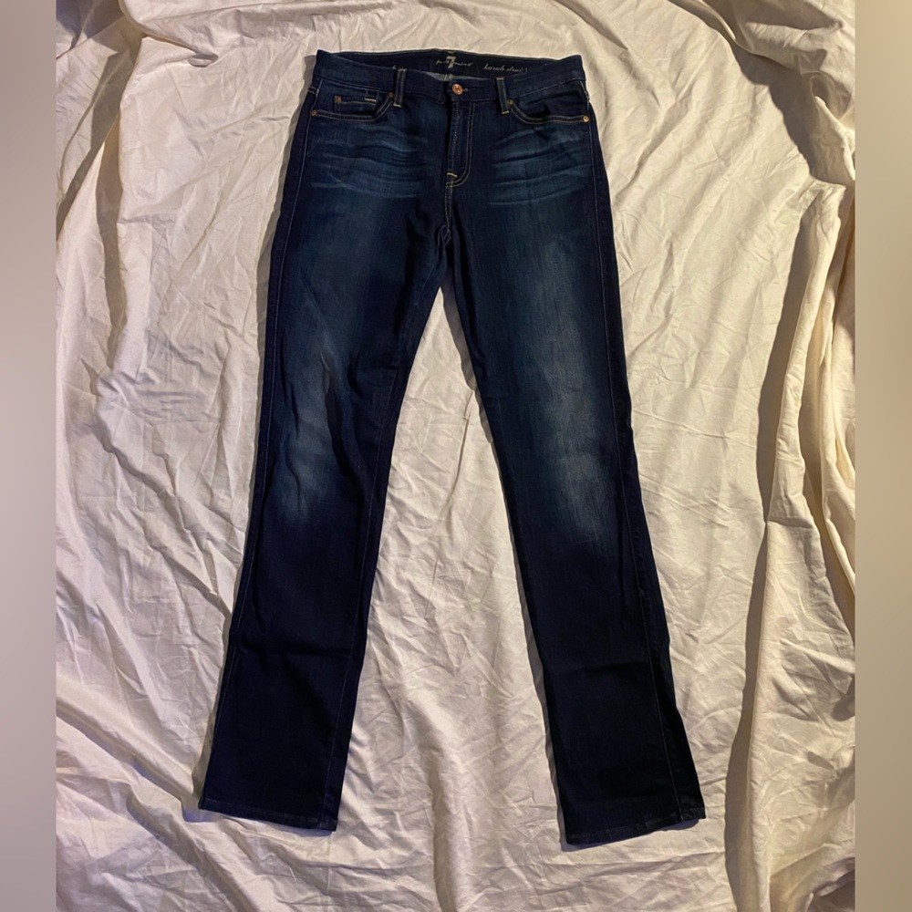 7 for all man kind, Kara straight leg jeans, size 31